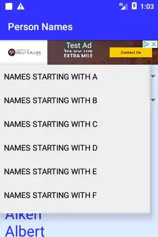 Play Person Names - Collection of Male and Female names as an online game Person Names - Collection of Male and Female names with UptoPlay