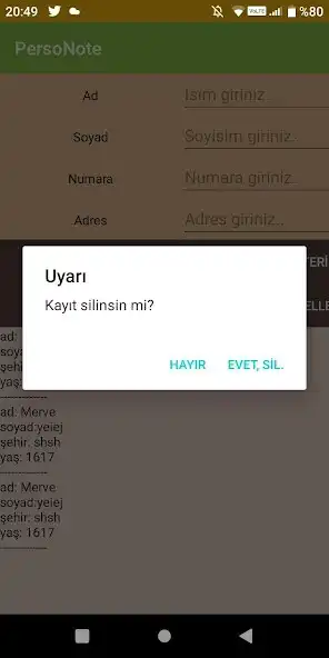 Play PersoNote as an online game PersoNote with UptoPlay