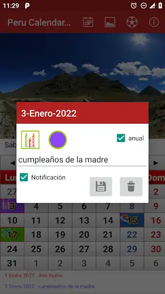 Play Peru Calendario 2022 as an online game Peru Calendario 2022 with UptoPlay
