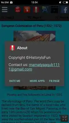 Play Peru History