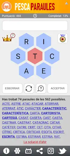 Play Pesca paraules  and enjoy Pesca paraules with UptoPlay