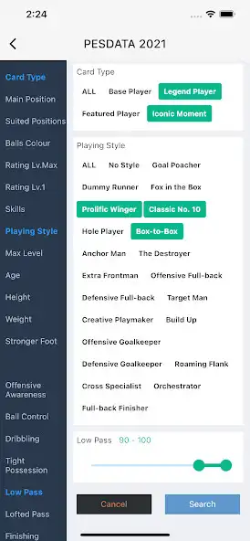 Play PESData - eFootballDB  PESDB as an online game PESData - eFootballDB  PESDB with UptoPlay