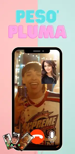 Play Peso Pluma Video Call Fake App  and enjoy Peso Pluma Video Call Fake App with UptoPlay