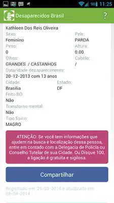 Play Pessoas Desaparecidas Brasil