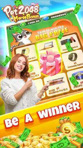 Play Pet 2048: Lucky Merge as an online game Pet 2048: Lucky Merge with UptoPlay