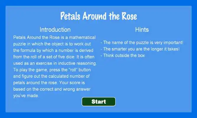 Play Petals Around The Rose Play Petals Around The Rose