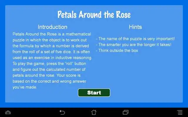 Play Petals Around The Rose Play Petals Around The Rose