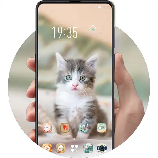Play Pet animal starry kitten lovely cute theme APK