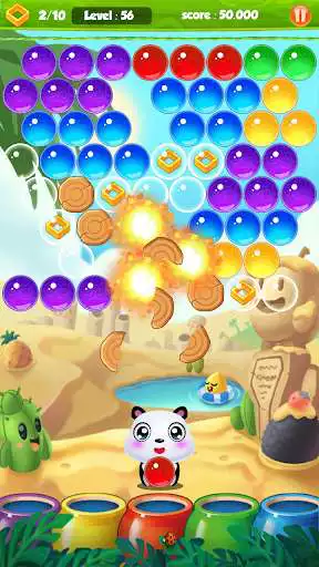 Play Pet Bubble Pop Puzzle as an online game Pet Bubble Pop Puzzle with UptoPlay