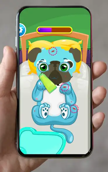 Play Pet dog hospital game 2020 as an online game Pet dog hospital game 2020 with UptoPlay