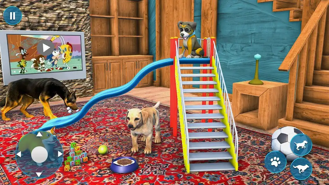 Play Pet Dog Simulator: Doggy Games as an online game Pet Dog Simulator: Doggy Games with UptoPlay