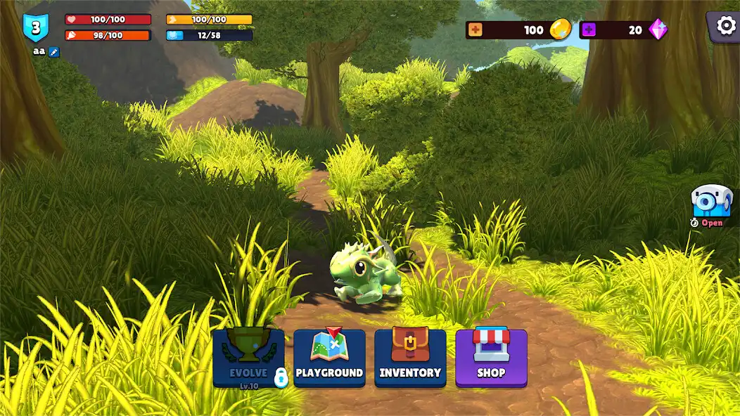 Play Pet Dragon: Tamagotchi  Actio as an online game Pet Dragon: Tamagotchi  Actio with UptoPlay