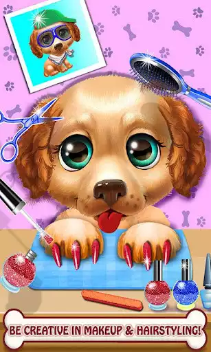 Play Pet Makeup Makeover Salon Game as an online game Pet Makeup Makeover Salon Game with UptoPlay