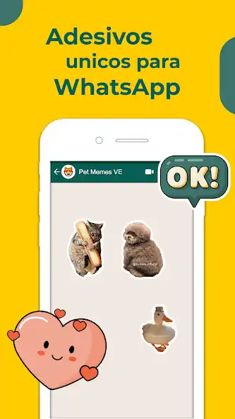 Play Pet Memes - Stickers  and enjoy Pet Memes - Stickers with UptoPlay