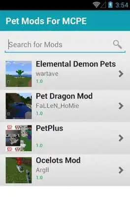Play Pet MODS For MCPE
