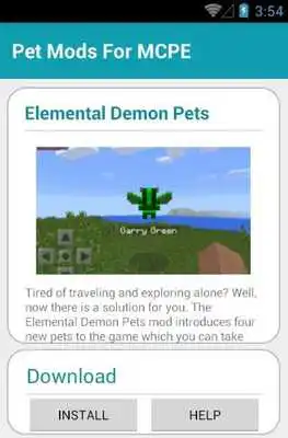 Play Pet MODS For MCPE