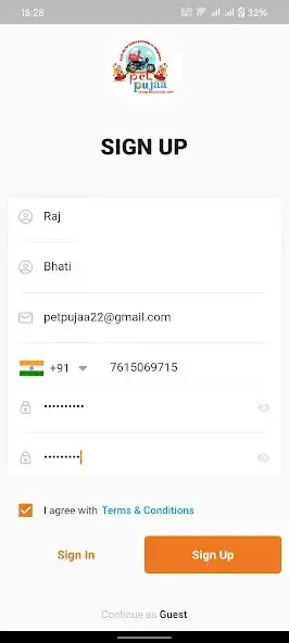 Play Pet Pujaa - Food Delivery App.  and enjoy Pet Pujaa - Food Delivery App. with UptoPlay