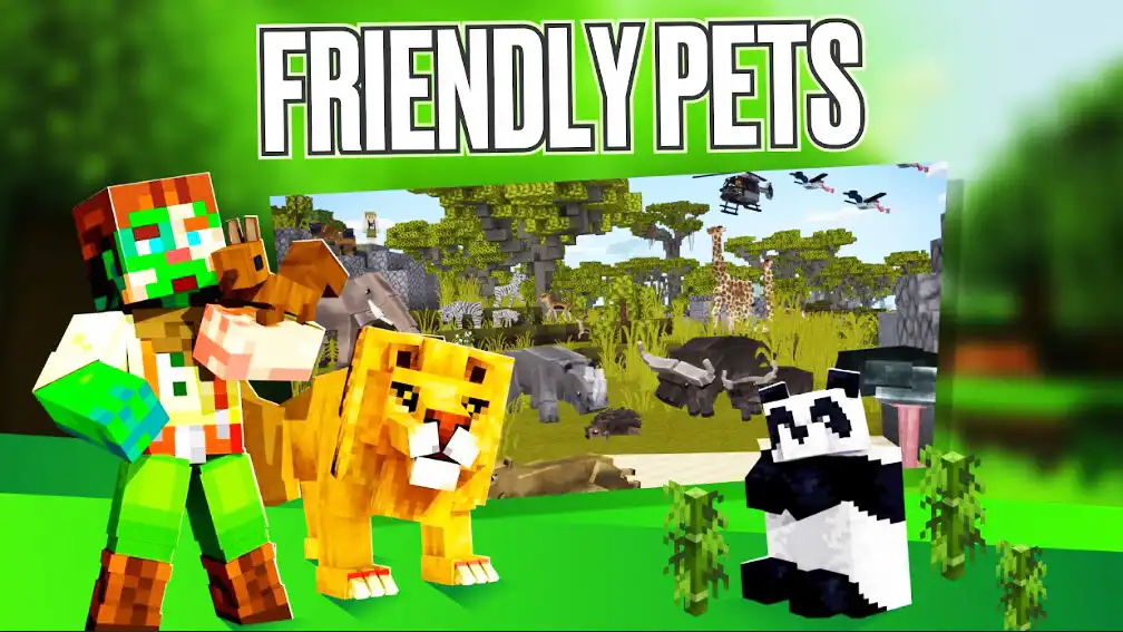 Play Pets and Animals Mods for MCPE  and enjoy Pets and Animals Mods for MCPE with UptoPlay