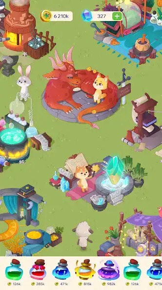 Play Pets and Magic - Idle Tycoon  and enjoy Pets and Magic - Idle Tycoon with UptoPlay