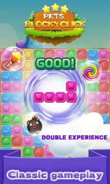 Play Pets Blocky Click as an online game Pets Blocky Click with UptoPlay