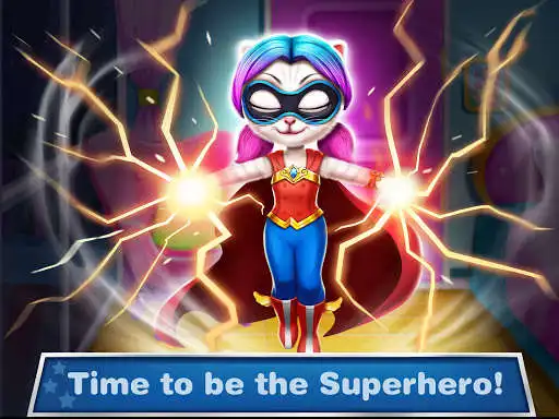 Play APK Pets High6-Super Hero Girls Fight  and enjoy Pets High6-Super Hero Girls Fight with UptoPlay net.joyplustech.android_pets6