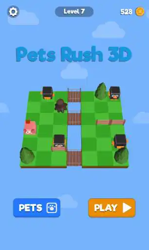 Play Pets Rush 3D as an online game Pets Rush 3D with UptoPlay