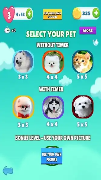 Play Petszzle - Cute Pets Puzzle as an online game Petszzle - Cute Pets Puzzle with UptoPlay
