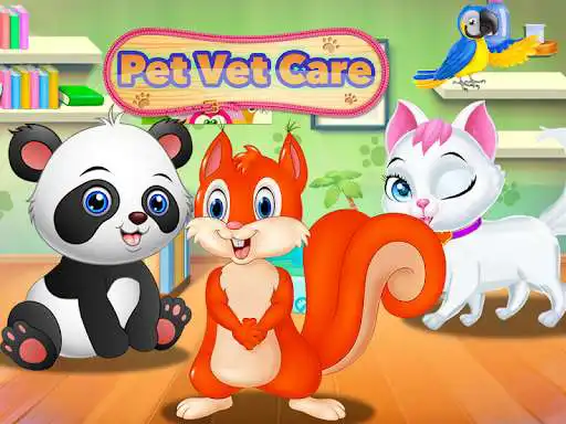 Play Pet Vet Care Wash Feed Animals - Animal Doctor Fun  and enjoy Pet Vet Care Wash Feed Animals - Animal Doctor Fun with UptoPlay