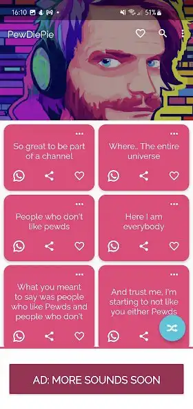 Play PewDiePie Sounds Soundboard as an online game PewDiePie Sounds Soundboard with UptoPlay