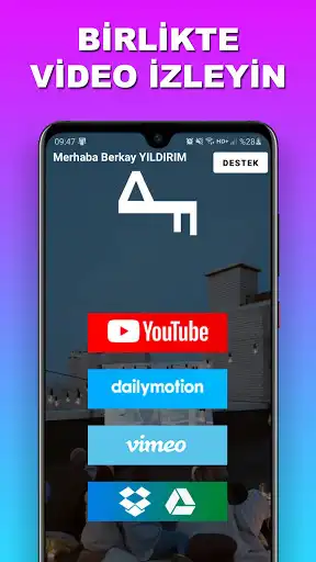 Play PF - Watch Video Simultaneously With Your Friend  and enjoy PF - Watch Video Simultaneously With Your Friend with UptoPlay