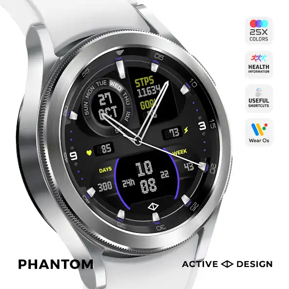 Play Phantom: Hybrid Watch Face  and enjoy Phantom: Hybrid Watch Face with UptoPlay