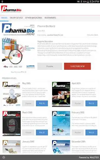 Play APK Pharma Bio World  and enjoy Pharma Bio World with UptoPlay com.magzter.pharmabioworld