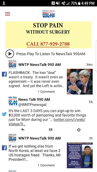 Play Philadelphia’s AM 990 The Answ  and enjoy Philadelphia’s AM 990 The Answ with UptoPlay