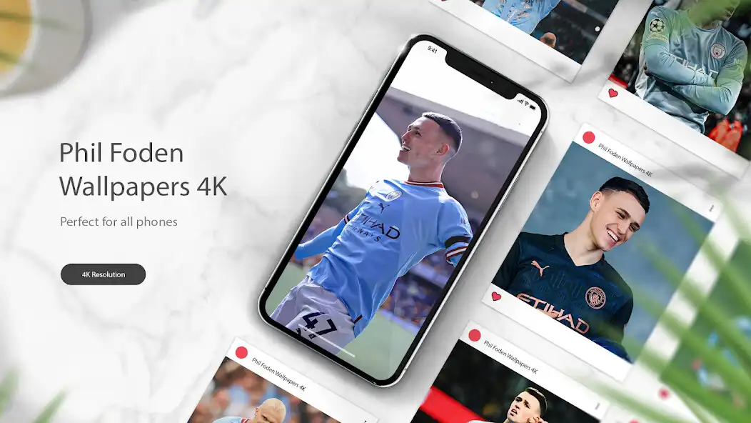 Play Phil Foden Wallpaper 4K  and enjoy Phil Foden Wallpaper 4K with UptoPlay