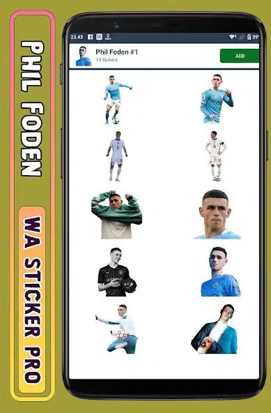 Play Phil Foden - WA Sticker Pro as an online game Phil Foden - WA Sticker Pro with UptoPlay