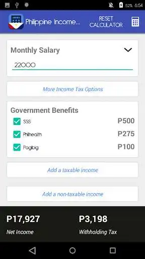 Play Phil. Income Tax Calculator as an online game Phil. Income Tax Calculator with UptoPlay
