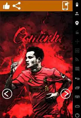 Play Philippe Coutinho Art Wallpaper HD