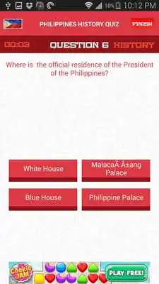 Play Philippines history quiz
