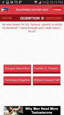 Play Philippines history quiz
