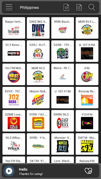 Play Philippines Radio - Philippines FM AM Online  and enjoy Philippines Radio - Philippines FM AM Online with UptoPlay