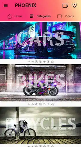 Play Phoenix - 4K, HD Cars & Bikes Wallpaper and Videos as an online game Phoenix - 4K, HD Cars & Bikes Wallpaper and Videos with UptoPlay