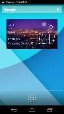 Play Phoenix weather widget/clock