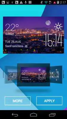 Play Phoenix weather widget/clock