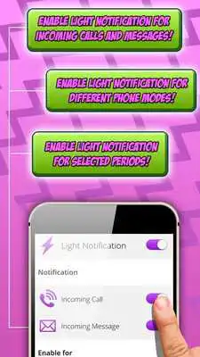 Play Phone Call Flash Led Light App