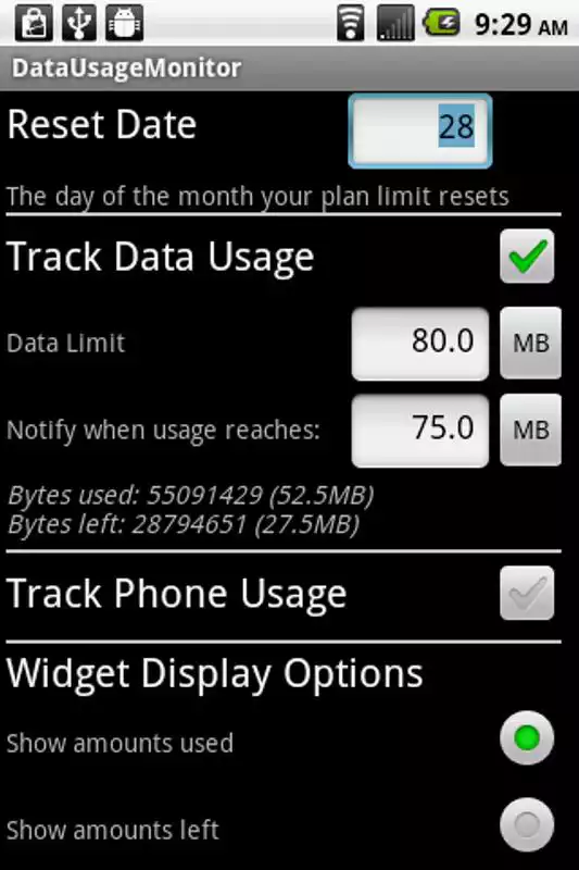 Play Phone Usage Gauge Widget