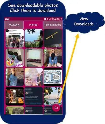 Play APK Photo and Profil Photo Downloader  and enjoy Photo and Profil Photo Downloader with UptoPlay com.instaapp.repostandvideodownloaderforinstagram