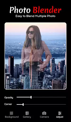 Play APK Photo Blender  and enjoy Photo Blender with UptoPlay com.saisri.photoblenderfx