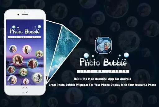Play Photo Bubbles Live Wallpaper