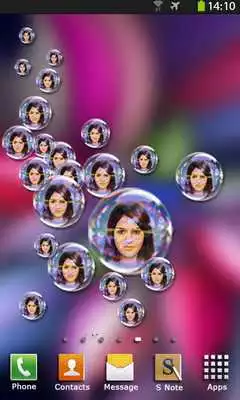 Play Photo Bubbles Live Wallpaper