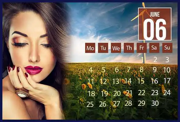 Play Photo Calendar Frames 2018